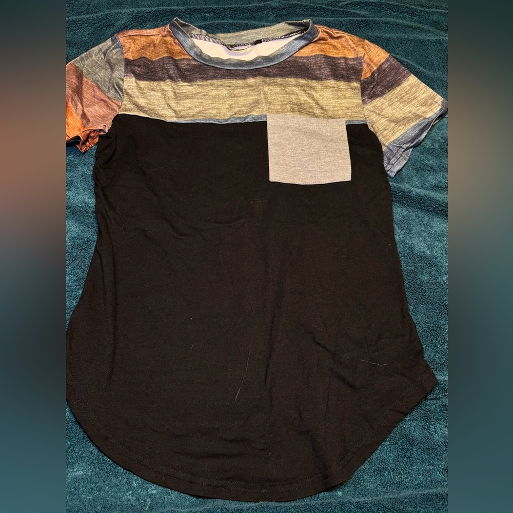 SHEIN Multicolor Casual Tee